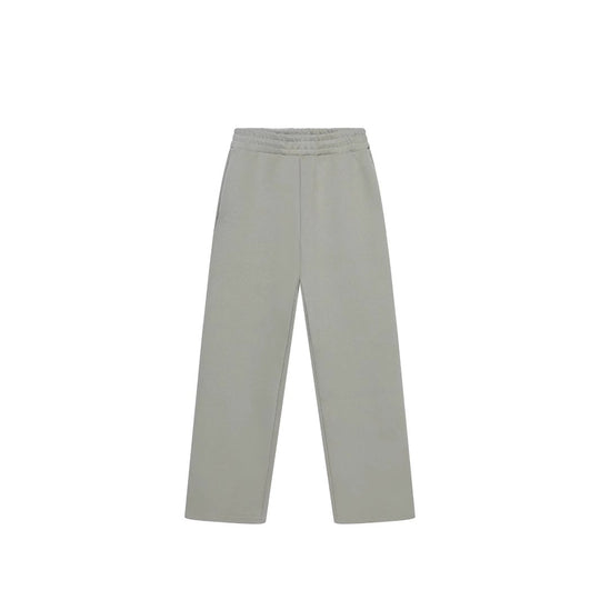 Damen nan weite High‑Waist Loungehose mit hohem Komfortbund, verdeckten Seitentaschen und geradem Bein EB
