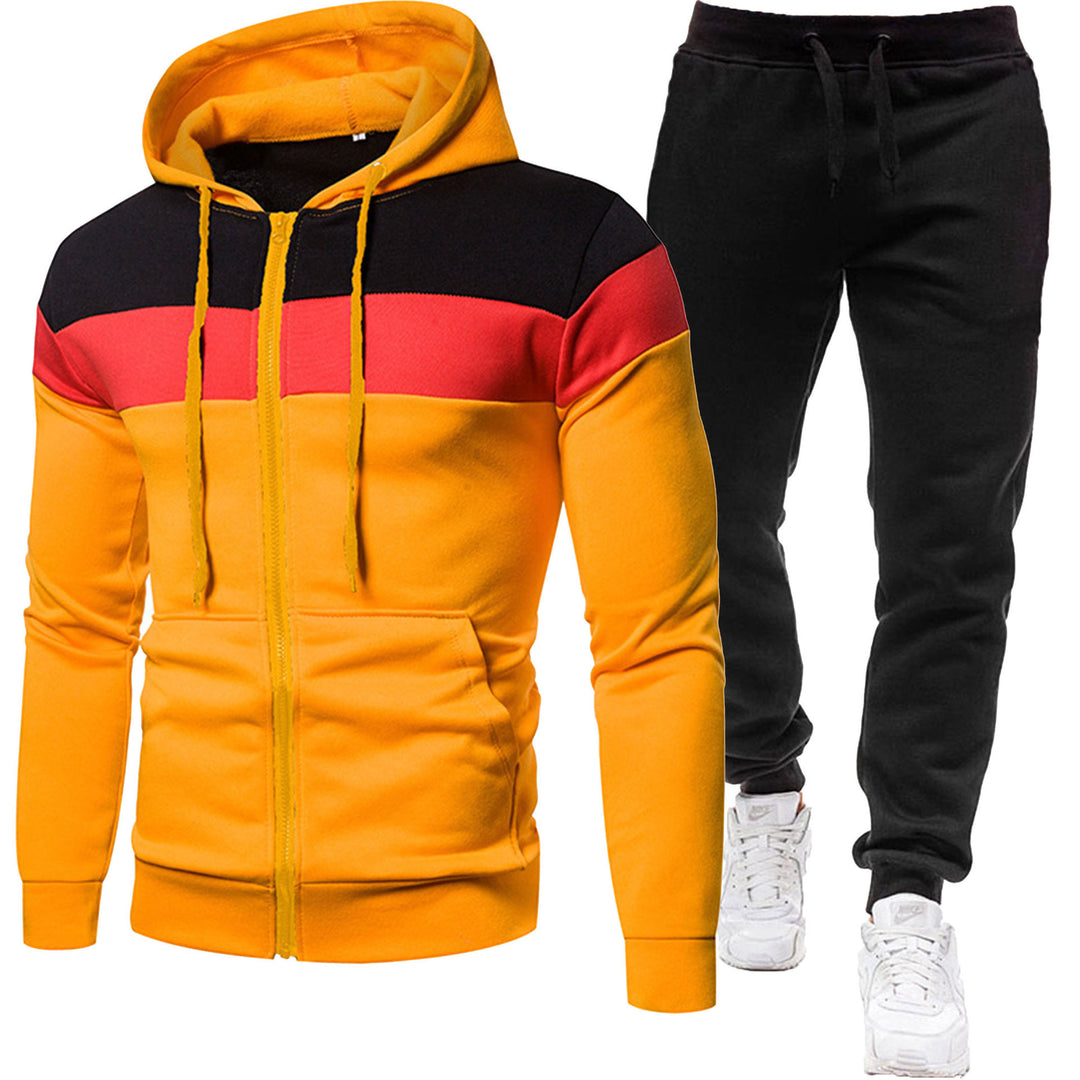 Herren nan zweiteiliges Freizeit-Jogginganzug-Set EB