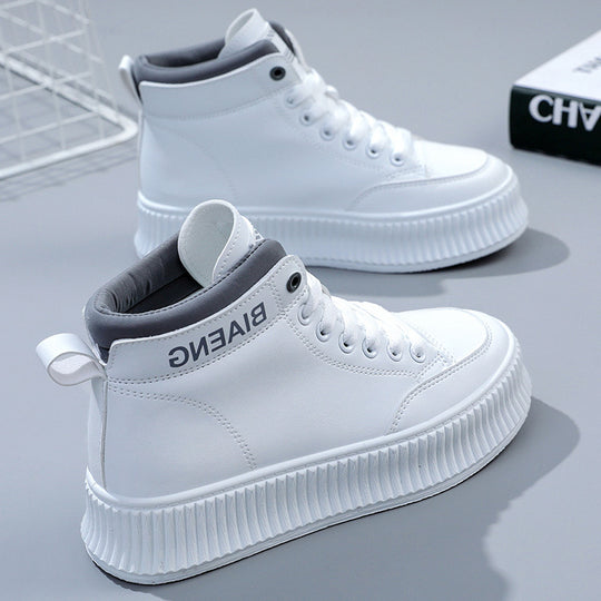 Damen Hohe Modische Sneakers mit dämpfender Sohle EB