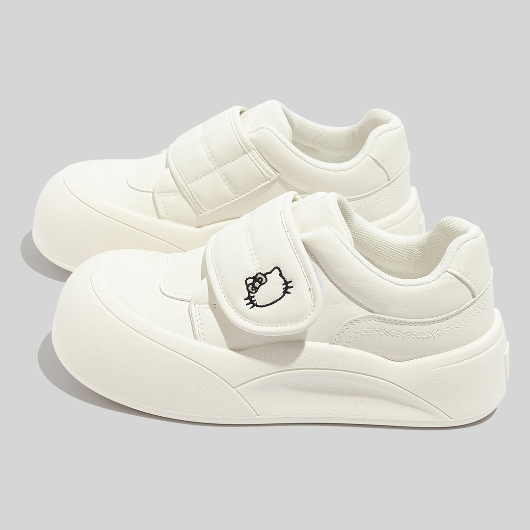 Damen Sneaker mit Klettverschluss und charmantem Tiermotiv EB