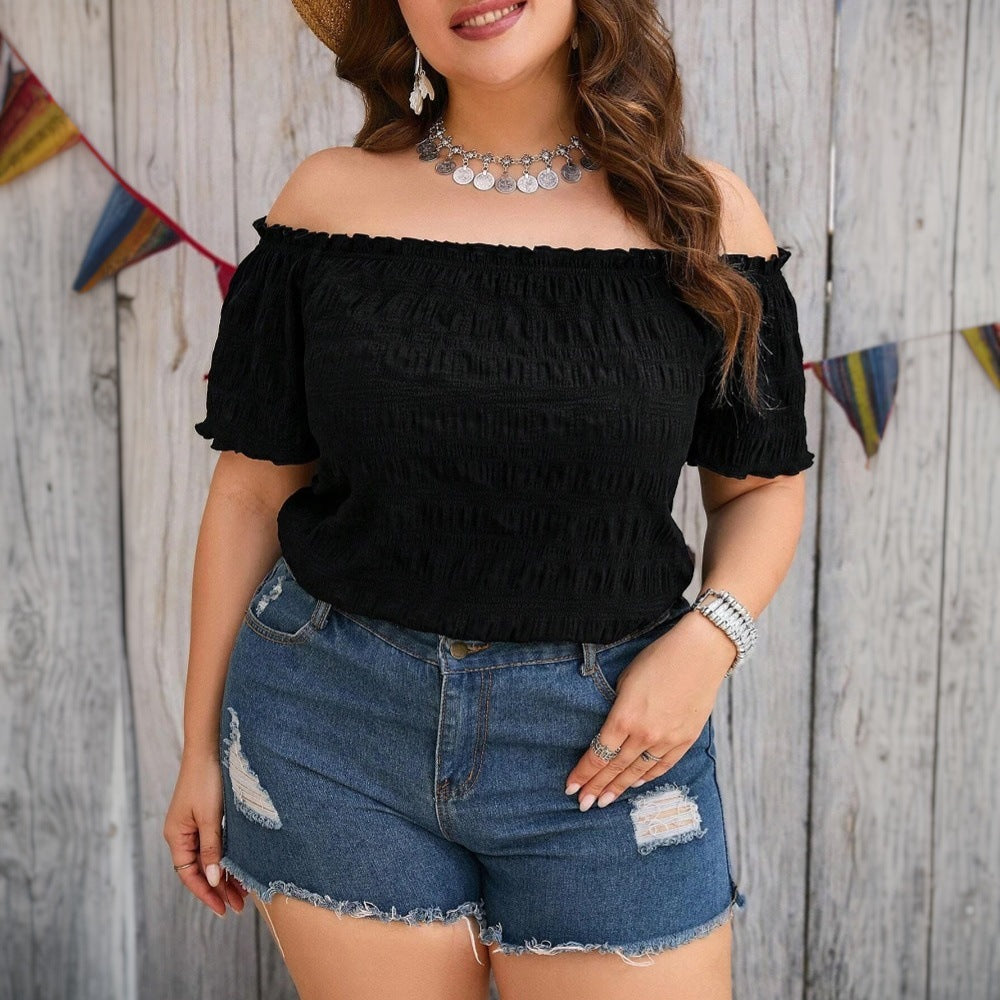 Damen Off-Shoulder Bluse EB