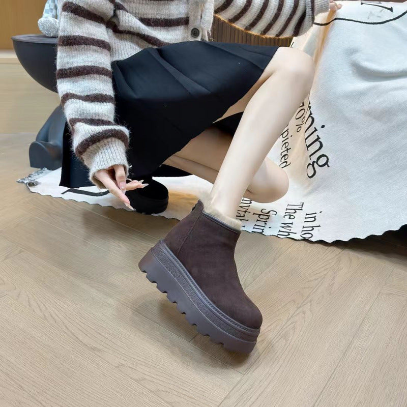 Damen Chunky Plateauschuhe mit hohem Tragekomfort und robustem Design EB