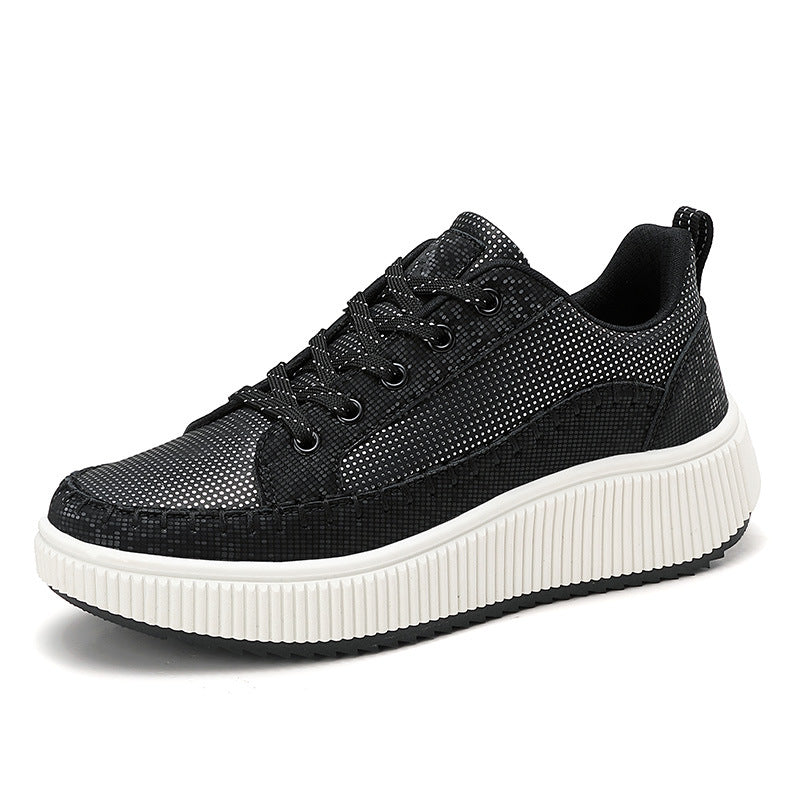 Damen Sportliche Sneakers mit komfortabler dämpfender Sohle und atmungsaktiver Obermaterialstruktur EB