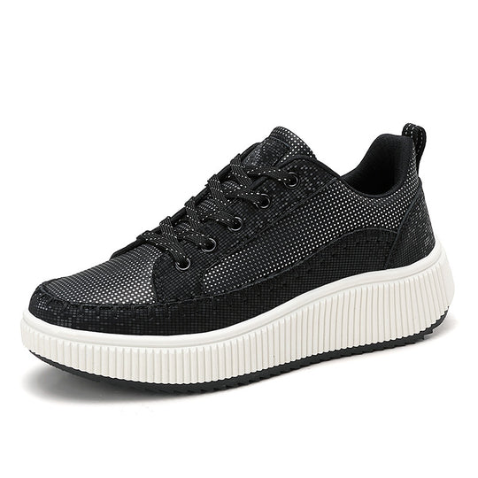 Damen Sportliche Sneakers mit komfortabler dämpfender Sohle und atmungsaktiver Obermaterialstruktur EB