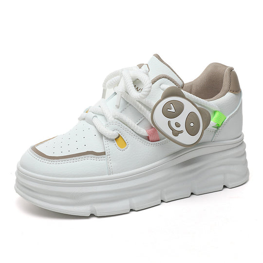 Damen trendige Plateausneaker mit lebhaften Details und komfortabler Dämpfung EB