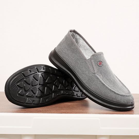 Damen Bequeme Hausschuhe mit rutschfester Sohle und warmem Innenfutter EB