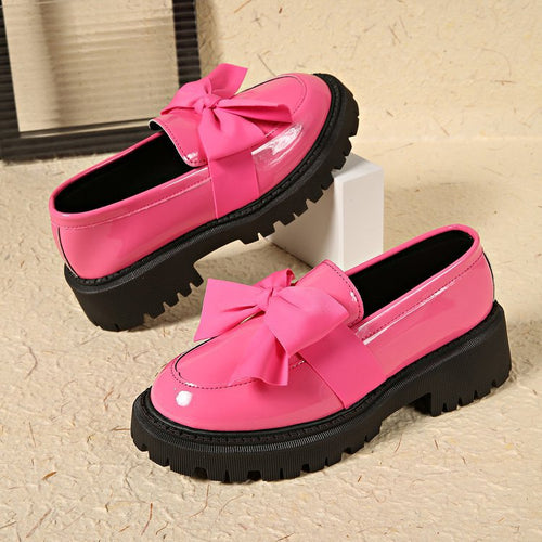 Damen Clogs mit voluminösem Schleifen-Design und rutschfester Sohle EB