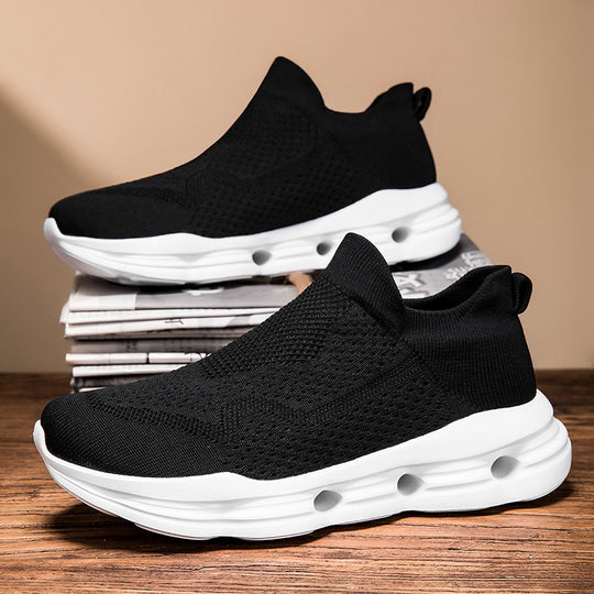 Damen Sportliche Strick-Sneaker mit atmungsaktiver Obermaterialstruktur EB