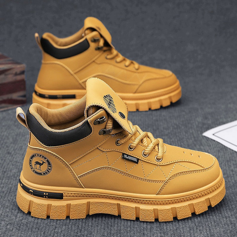 Damen robuste High-Top Stiefel mit verstärkter Sohle EB