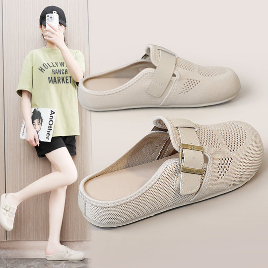 Damen Atmungsaktive Clogs mit verstellbarem Riemen und ergonomischem Fußbett EB