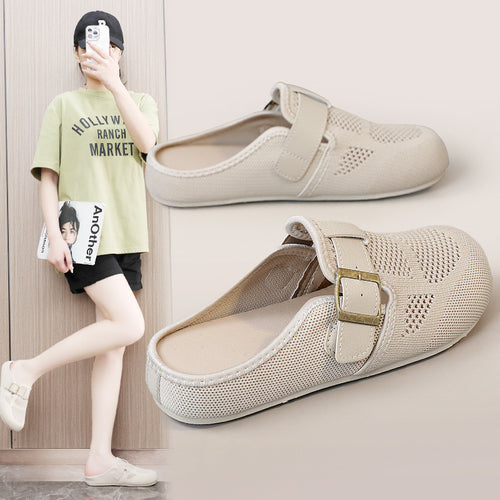 Damen Atmungsaktive Clogs mit verstellbarem Riemen und ergonomischem Fußbett EB