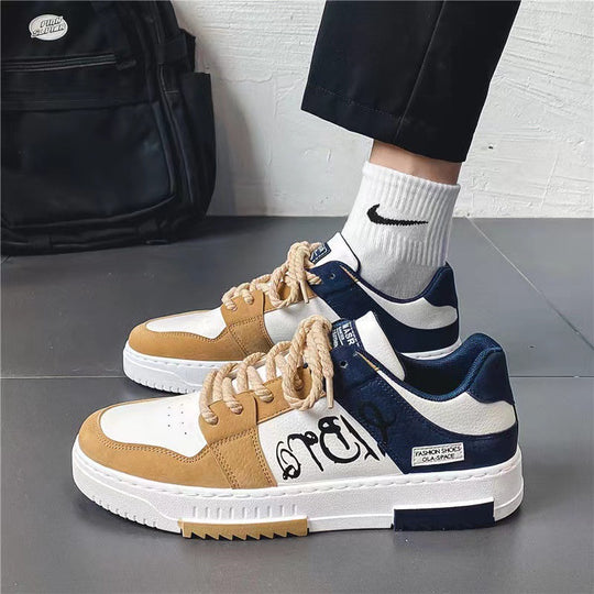 Damen Trendige Sneakers mit dicker Sohle und individuellem Designelement EB
