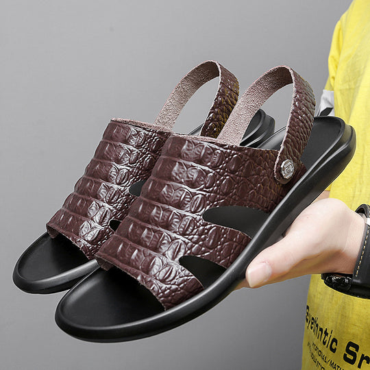 Herren Komfortable Ledersandalen mit ergonomischem Design EB