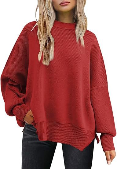 Damen lockerer Strickpullover EB