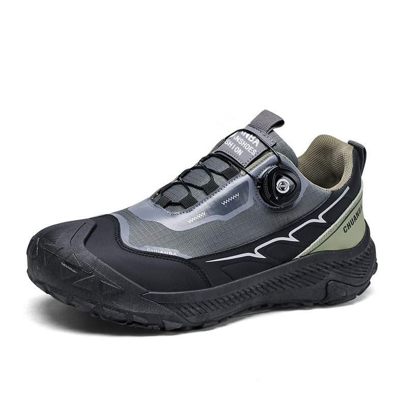 Herren robuste Outdoor‑Trekkingsneaker mit BOA‑Verschluss, verstärkter Zehenkappe und griffiger Trailsohle EB