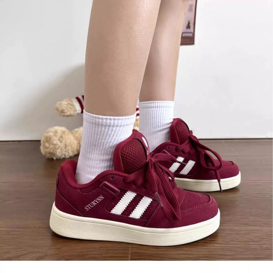 Damen Sportliche High-Top Sneakers mit atmungsaktiver Mesh-Oberfläche und verstärktem Knöchelschutz EB