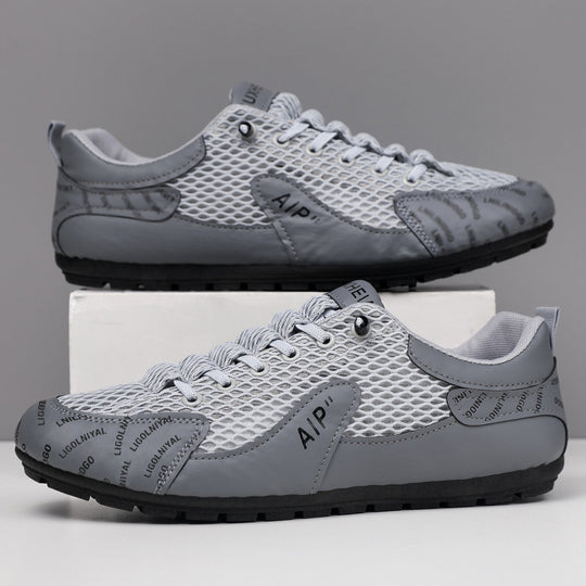 Damen Atmungsaktive und leichte Sport Sneakers mit flexibler Laufsohle EB