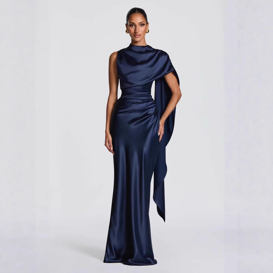 Damen Langarm Abendkleid EB