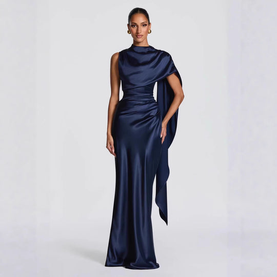 Damen Langarm Abendkleid EB