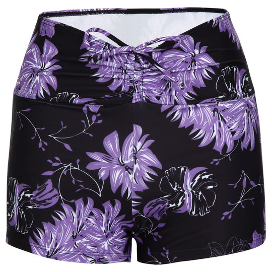 Damen Bikini-Höschen mit hohem Bund und raffinierten Rüschendetails EB