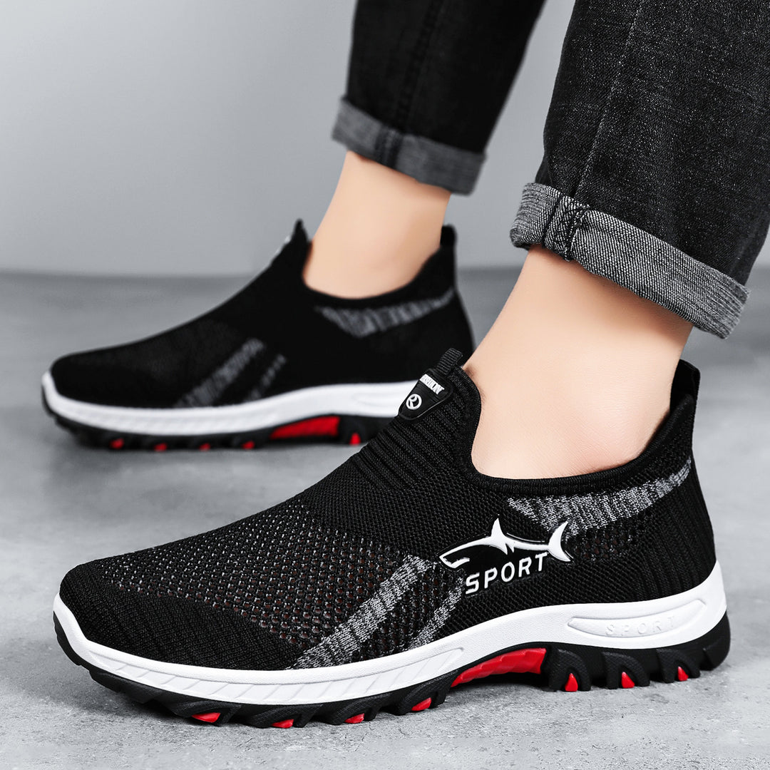 Damen Atmungsaktive Freizeit-Schuhe mit flexiblem Strickoberteil EB