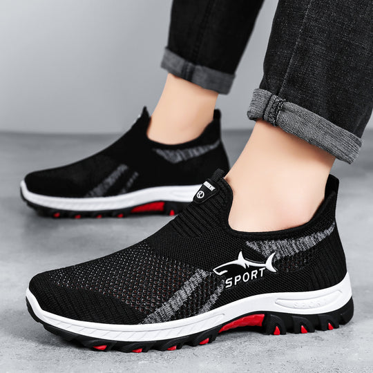 Damen Atmungsaktive Freizeit-Schuhe mit flexiblem Strickoberteil EB