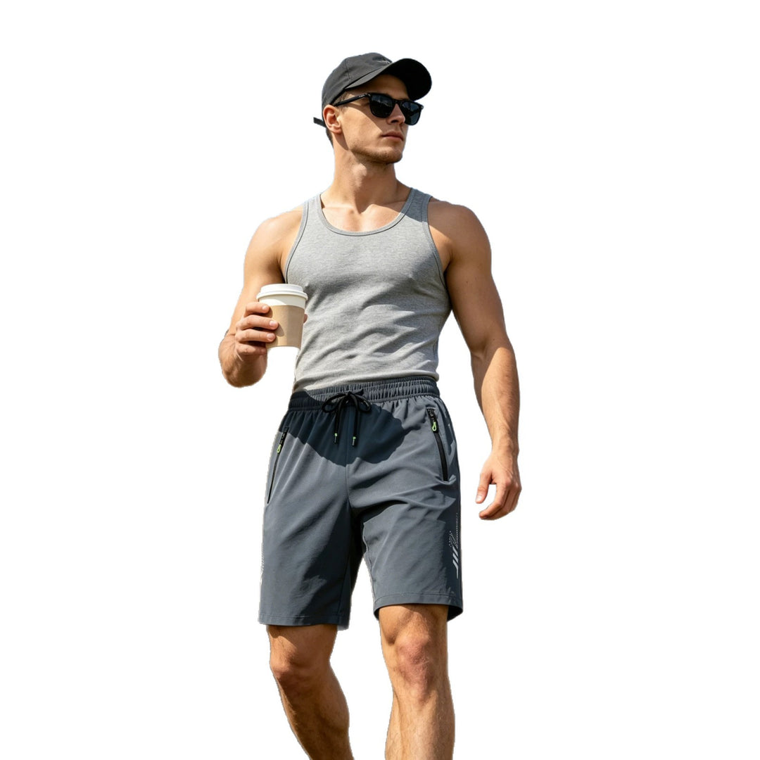Herren nan sportliches Funktions-Tanktop aus atmungsaktivem Baumwollmix mit Stretch EB