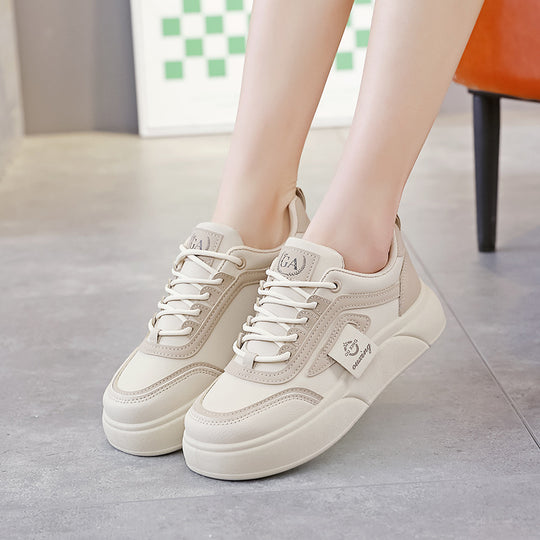 Damen modische Freizeitsneaker mit atmungsaktivem Obermaterial und rutschfester Sohle EB