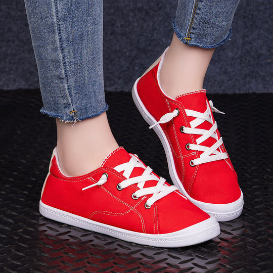 Damen Modische Freizeit-Sneakers mit Leopardenmuster und rutschfester Sohle EB