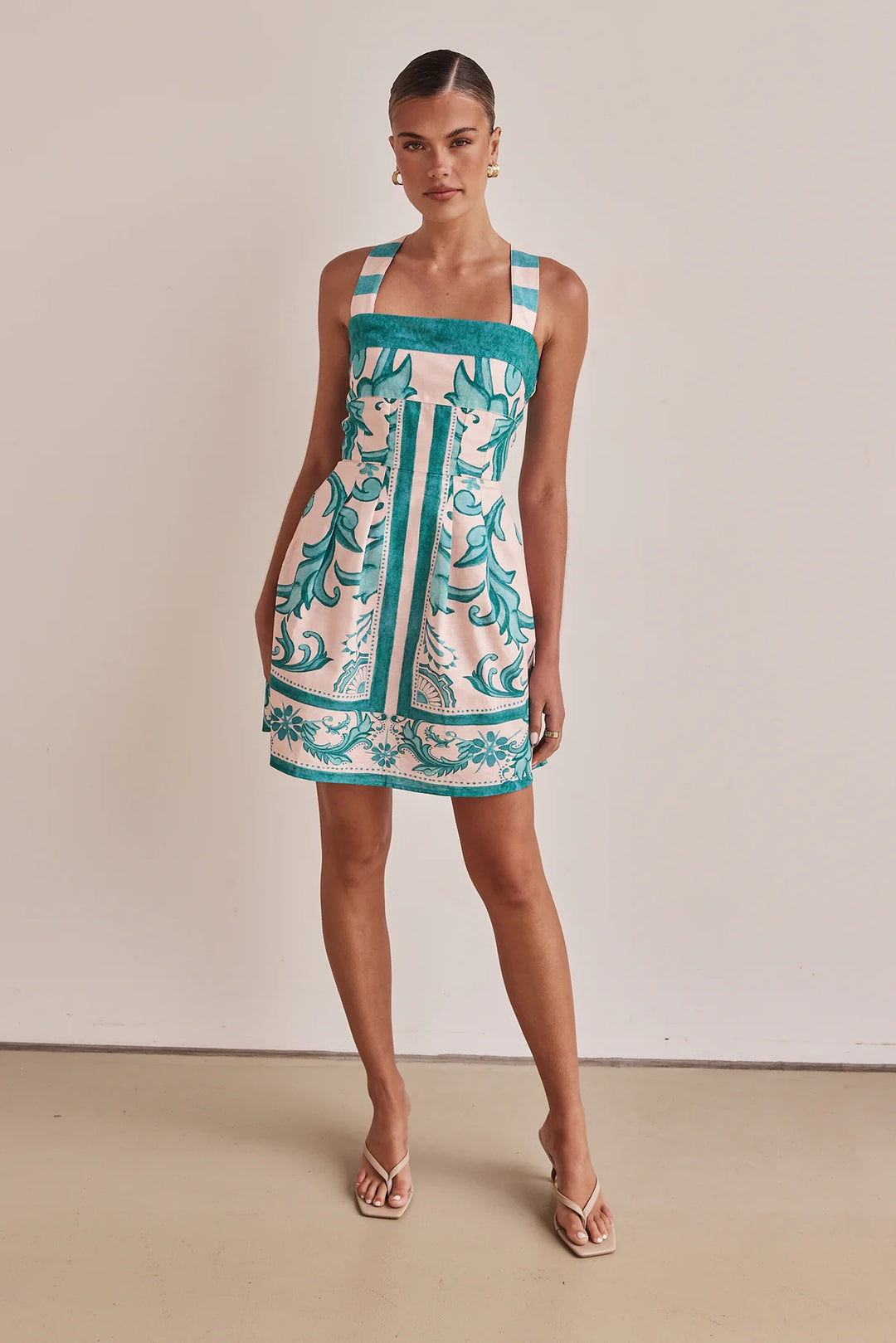 Damen Sommerkleid mit elegantem Design und praktischen Taschen EB