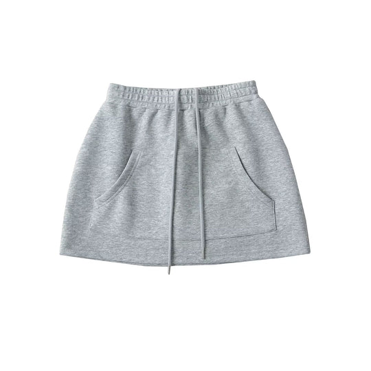 Damen Sweatrock mit elastischem Bund und praktischen Seitentaschen EB