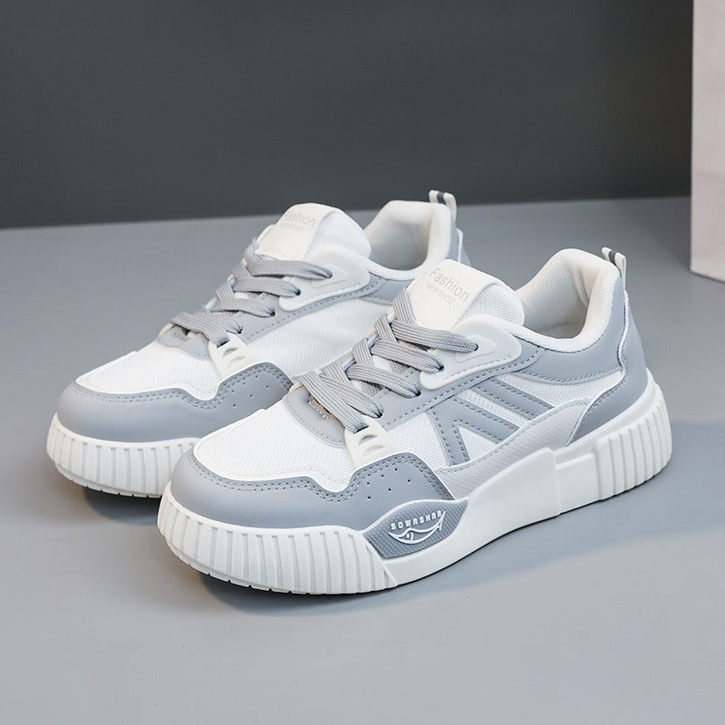 Damen sportliche Sneakers mit futuristischem Design und bequemer Dämpfung EB