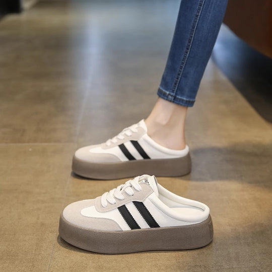 Damen Sneakers im sportlichen Retro-Stil mit atmungsaktiven Einsätzen EB