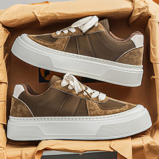 Damen Chunky Sneakers aus hochwertigem Leder mit innovativer Dämpfungstechnologie EB