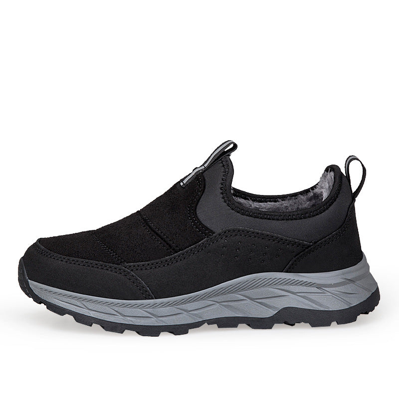 Damen Komfortable Winter Sneakers mit elastischem Klettverschluss EB