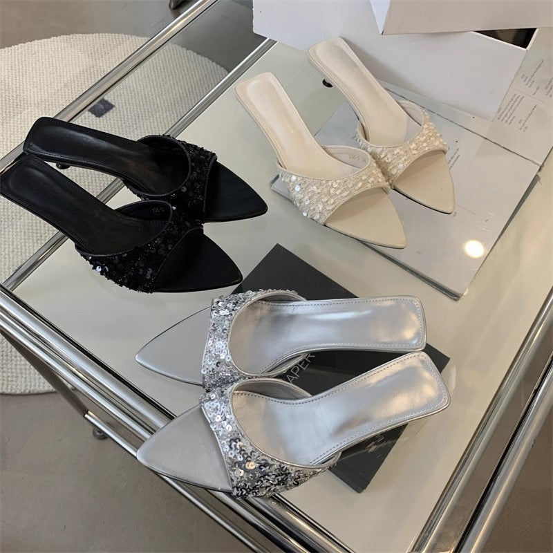 Damen Glamouröse Mules EB