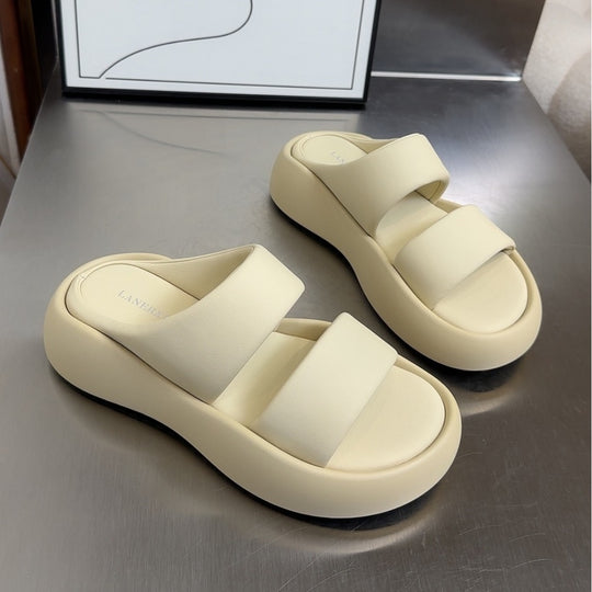 Damen Bequeme Wellness-Pantoletten mit ergonomischem Fußbett und rutschfester Sohle EB