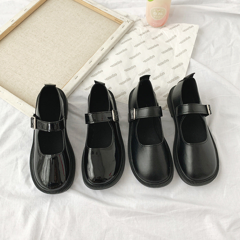 Damen elegante Mary Jane Schuhe mit verstellbarem Riemchen und weichem Innenfutter EB