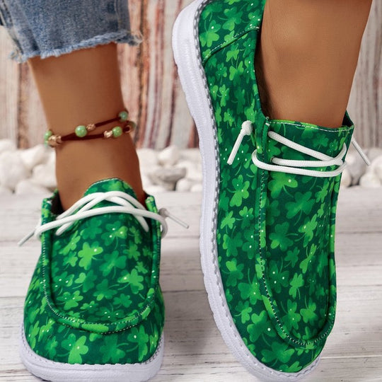 Damen Freizeit-Sneaker mit floralem Design und atmungsaktiver Oberfläche EB