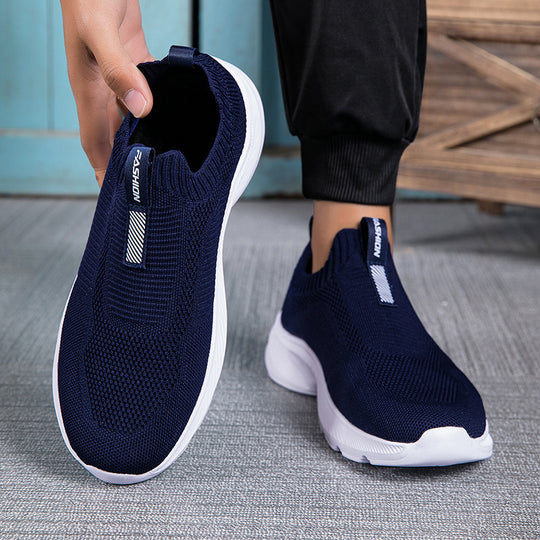 Damen Atmungsaktive Strick-Sneaker mit elastischem Einstieg EB