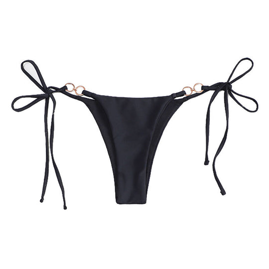 Damen Bikinislip mit verspieltem Schnürdetail EB