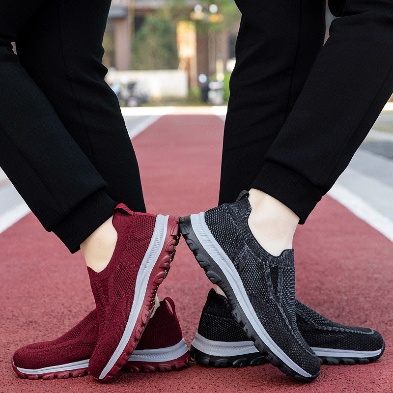Damen Freizeit-Sneaker mit atmungsaktivem Mesh-Obermaterial und flexiblem Sohlenkomfort EB