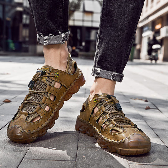 Damen Athletische Sandalen mit atmungsaktivem Netz und rutschfester Sohle EB
