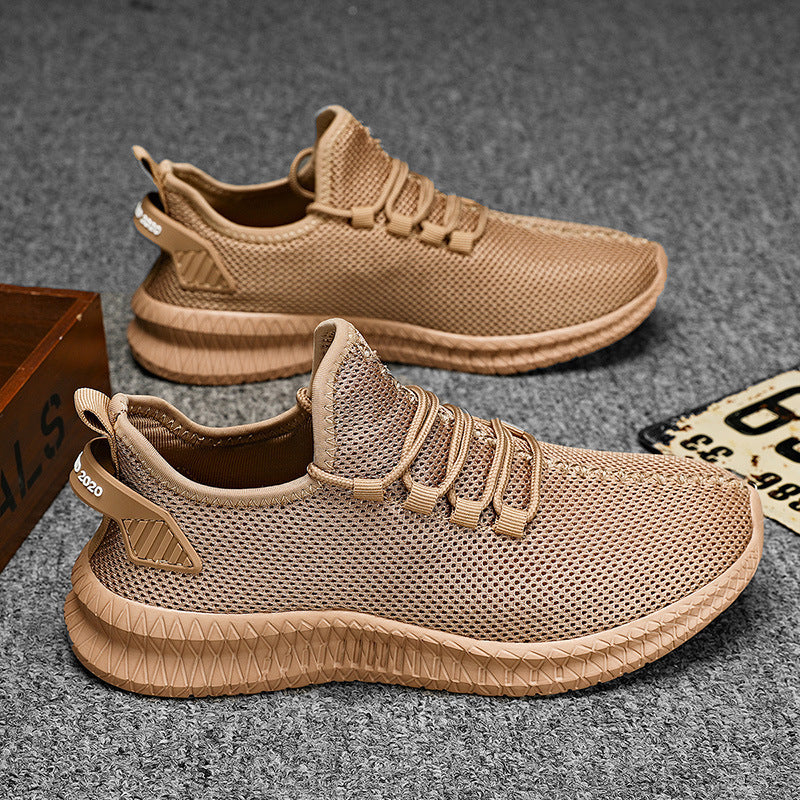 Damen Leichte und atmungsaktive Sneakers mit flexiblem Mesh-Obermaterial EB