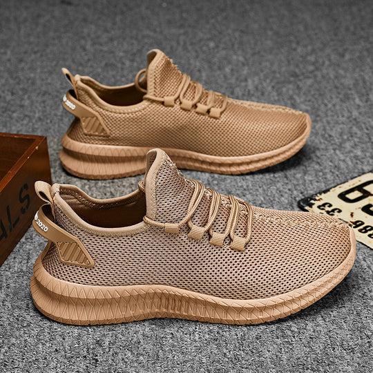 Damen Leichte und atmungsaktive Sneakers mit flexiblem Mesh-Obermaterial EB