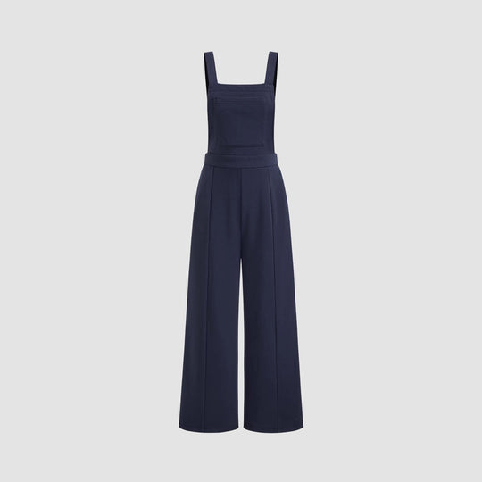 Damen Overall mit weitem Bein und praktischen Taschen EB