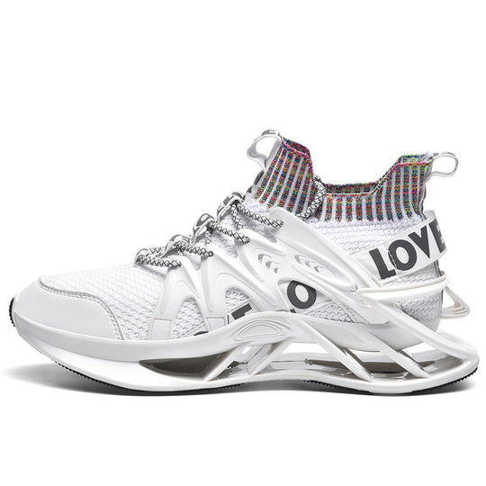 Damen moderne Sport-Sneaker mit innovativer Dämpfungstechnologie und atmungsaktivem Obermaterial EB