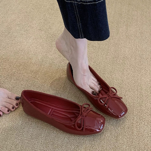Damen Ballerinas mit schickem Knoten-Detail und komfortabler Sohle EB