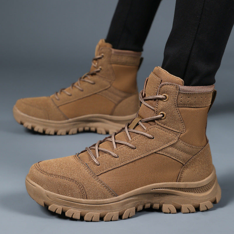 Damen Militärische Outdoor-Boots mit rutschfester Profilsohle und isolierendem Futter EB