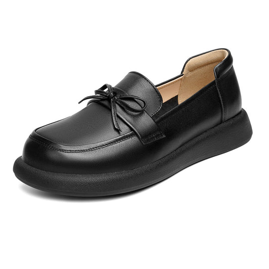 Damen Mokassins mit modischem Schleifendetail und rutschfester Sohle EB